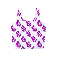 Purple Butterflies On Their Own Way  Full Print Recycle Bag (s) by ConteMonfrey