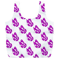 Purple Butterflies On Their Own Way  Full Print Recycle Bag (xl) by ConteMonfrey