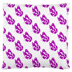 Purple Butterflies On Their Own Way  Standard Premium Plush Fleece Cushion Case (one Side) by ConteMonfrey