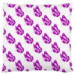 Purple Butterflies On Their Own Way  Standard Premium Plush Fleece Cushion Case (One Side) Front