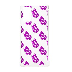 Purple Butterflies On Their Own Way  Samsung Galaxy Note 20 Tpu Uv Case