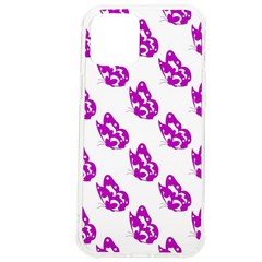 Purple Butterflies On Their Own Way  Iphone 12 Pro Max Tpu Uv Print Case