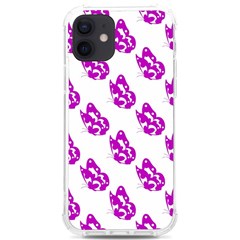 Purple Butterflies On Their Own Way  Iphone 12/12 Pro Tpu Uv Print Case