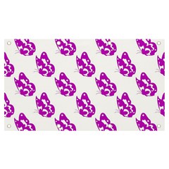 Purple Butterflies On Their Own Way  Banner And Sign 7  X 4  by ConteMonfrey