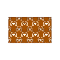 Brown Golden Bees Sticker Rectangular (100 Pack) by ConteMonfrey