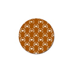 Brown Golden Bees Golf Ball Marker by ConteMonfrey