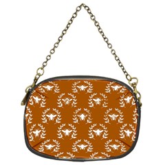 Brown Golden Bees Chain Purse (two Sides) by ConteMonfrey