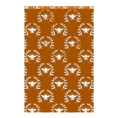 Brown Golden Bees Shower Curtain 48  X 72  (small)  by ConteMonfrey