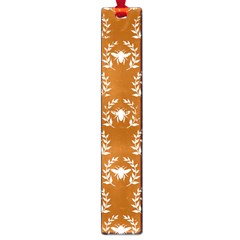 Brown Golden Bees Large Book Marks by ConteMonfrey