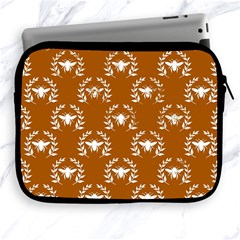 Brown Golden Bees Apple Ipad 2/3/4 Zipper Cases by ConteMonfrey