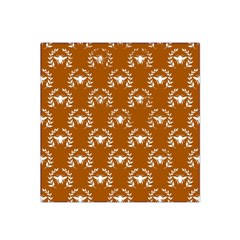 Brown Golden Bees Satin Bandana Scarf 22  X 22  by ConteMonfrey