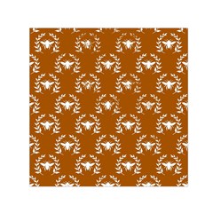 Brown Golden Bees Square Satin Scarf (30  X 30 ) by ConteMonfrey