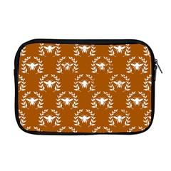 Brown Golden Bees Apple Macbook Pro 17  Zipper Case by ConteMonfrey