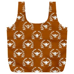 Brown Golden Bees Full Print Recycle Bag (xxl) by ConteMonfrey