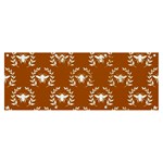 Brown Golden Bees Banner and Sign 8  x 3  Front