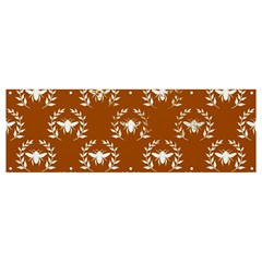 Brown Golden Bees Banner And Sign 12  X 4  by ConteMonfrey