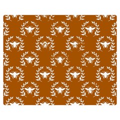 Brown Golden Bees Premium Plush Fleece Blanket (medium) by ConteMonfrey