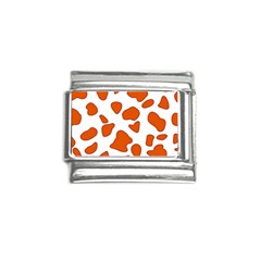 Orange Cow Dots Italian Charm (9mm) by ConteMonfrey