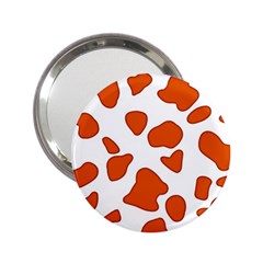 Orange Cow Dots 2 25  Handbag Mirrors by ConteMonfrey