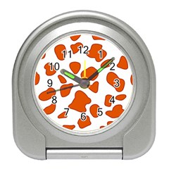 Orange Cow Dots Travel Alarm Clock by ConteMonfrey