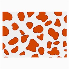 Orange Cow Dots Large Glasses Cloth by ConteMonfrey