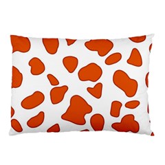 Orange Cow Dots Pillow Case by ConteMonfrey