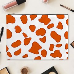 Orange Cow Dots Cosmetic Bag (xl) by ConteMonfrey