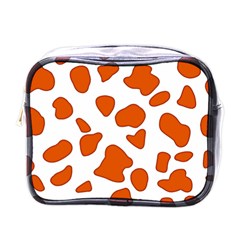 Orange Cow Dots Mini Toiletries Bag (one Side) by ConteMonfrey