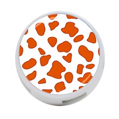 Orange Cow Dots 4-port Usb Hub (one Side) by ConteMonfrey