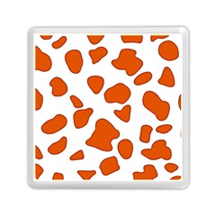 Orange Cow Dots Memory Card Reader (square) by ConteMonfrey