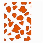 Orange Cow Dots Large Garden Flag (Two Sides) Front