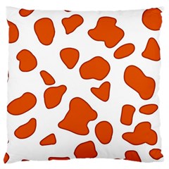 Orange Cow Dots Large Cushion Case (one Side) by ConteMonfrey