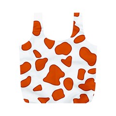 Orange Cow Dots Full Print Recycle Bag (m) by ConteMonfrey