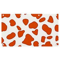 Orange Cow Dots Banner And Sign 7  X 4  by ConteMonfrey