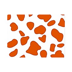 Orange Cow Dots Premium Plush Fleece Blanket (mini) by ConteMonfrey