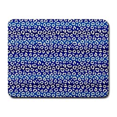 Animal Print - Blue - Leopard Jaguar Dots Small  Small Mousepad