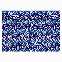 Animal Print - Blue - Leopard Jaguar Dots Small  Large Glasses Cloth by ConteMonfrey