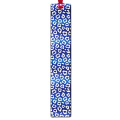 Animal Print - Blue - Leopard Jaguar Dots Small  Large Book Marks by ConteMonfrey