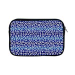 Animal Print - Blue - Leopard Jaguar Dots Small  Apple iPad Mini Zipper Cases Front