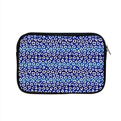 Animal Print - Blue - Leopard Jaguar Dots Small  Apple Macbook Pro 15  Zipper Case by ConteMonfrey