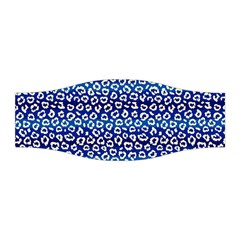 Animal Print - Blue - Leopard Jaguar Dots Small  Stretchable Headband by ConteMonfrey