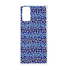 Animal Print - Blue - Leopard Jaguar Dots Small  Samsung Galaxy Note 20 Tpu Uv Case by ConteMonfrey