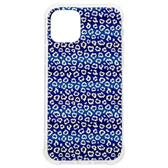 Animal Print - Blue - Leopard Jaguar Dots Small  Iphone 12/12 Pro Tpu Uv Print Case by ConteMonfrey