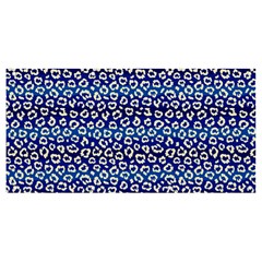 Animal Print - Blue - Leopard Jaguar Dots Small  Banner and Sign 8  x 4 