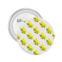 Yellow Butterflies On Their Own Way 2 25  Buttons by ConteMonfrey