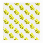 Yellow Butterflies On Their Own Way Medium Glasses Cloth Front