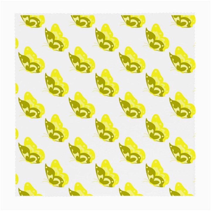 Yellow Butterflies On Their Own Way Medium Glasses Cloth