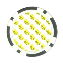 Yellow Butterflies On Their Own Way Poker Chip Card Guard (10 Pack) by ConteMonfrey