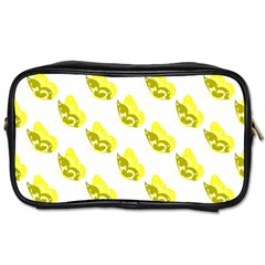 Yellow Butterflies On Their Own Way Toiletries Bag (two Sides) by ConteMonfrey