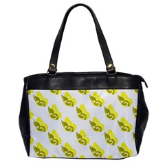 Yellow Butterflies On Their Own Way Oversize Office Handbag by ConteMonfrey